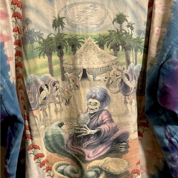 Vintage Liquid Blue Grateful Dead T-Shirt - Picture 2 of 4